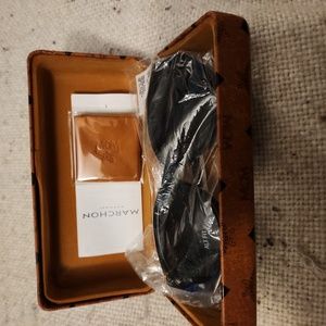 MCM 675SA 001 Sunglasses Black Frame Grey Lenses 58mm NWT